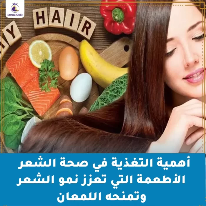 أهمية التغذية في صحة الشعر الأطعمة التي تعزز نمو الشعر وتمنحه اللمعان